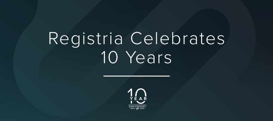 Registria Celebrates 10 Years